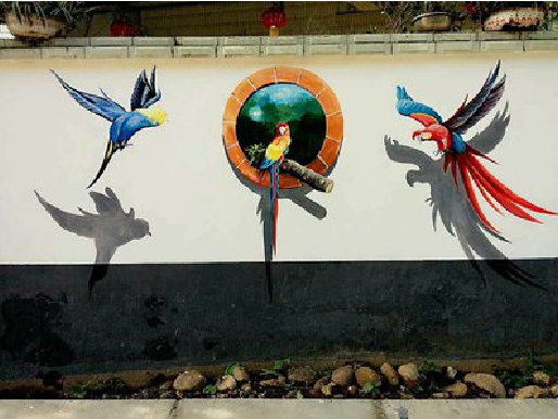 保靖视觉错位-3D墙绘设计