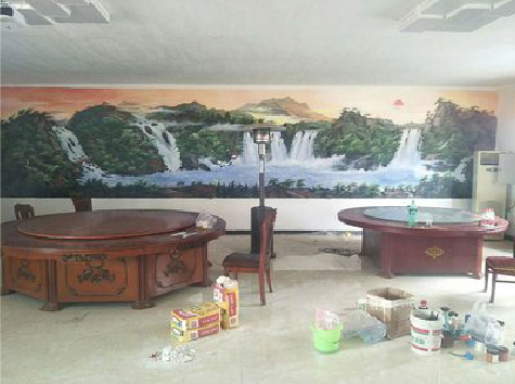 保靖墙绘-写实风景