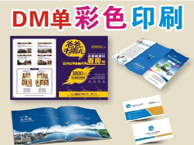 保靖单页印刷，色彩搭配简单。